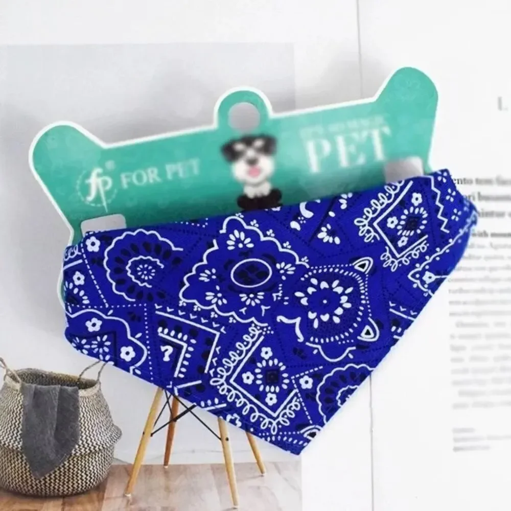 New blue pet bandana collar 4Th of July